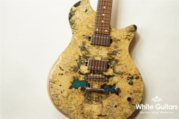 MAROON CUSTOM 666 - Buckeye Burl with Resin